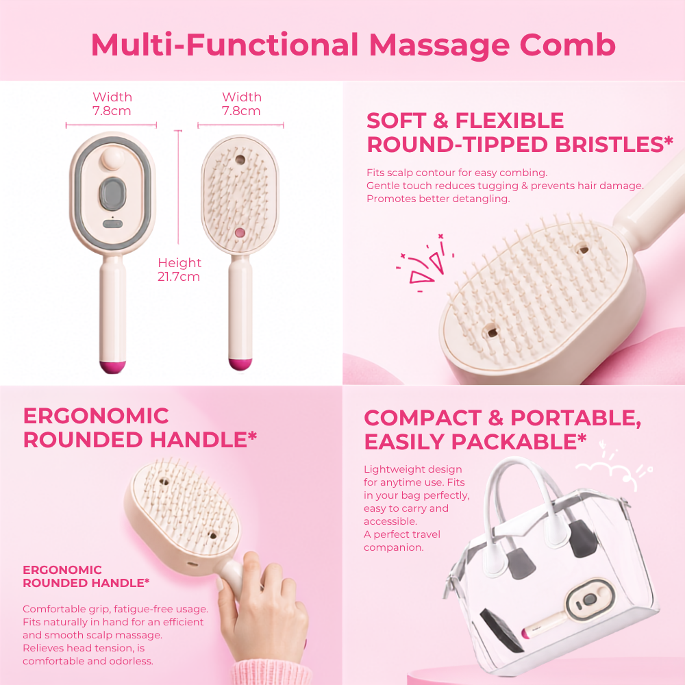 Electric Steam Brush for Hair