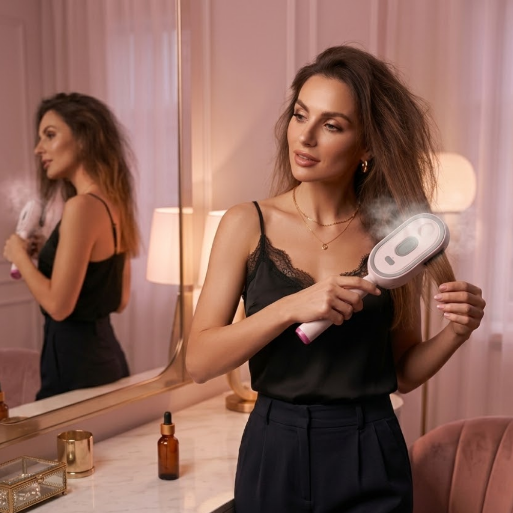 Electric Steam Brush for Hair